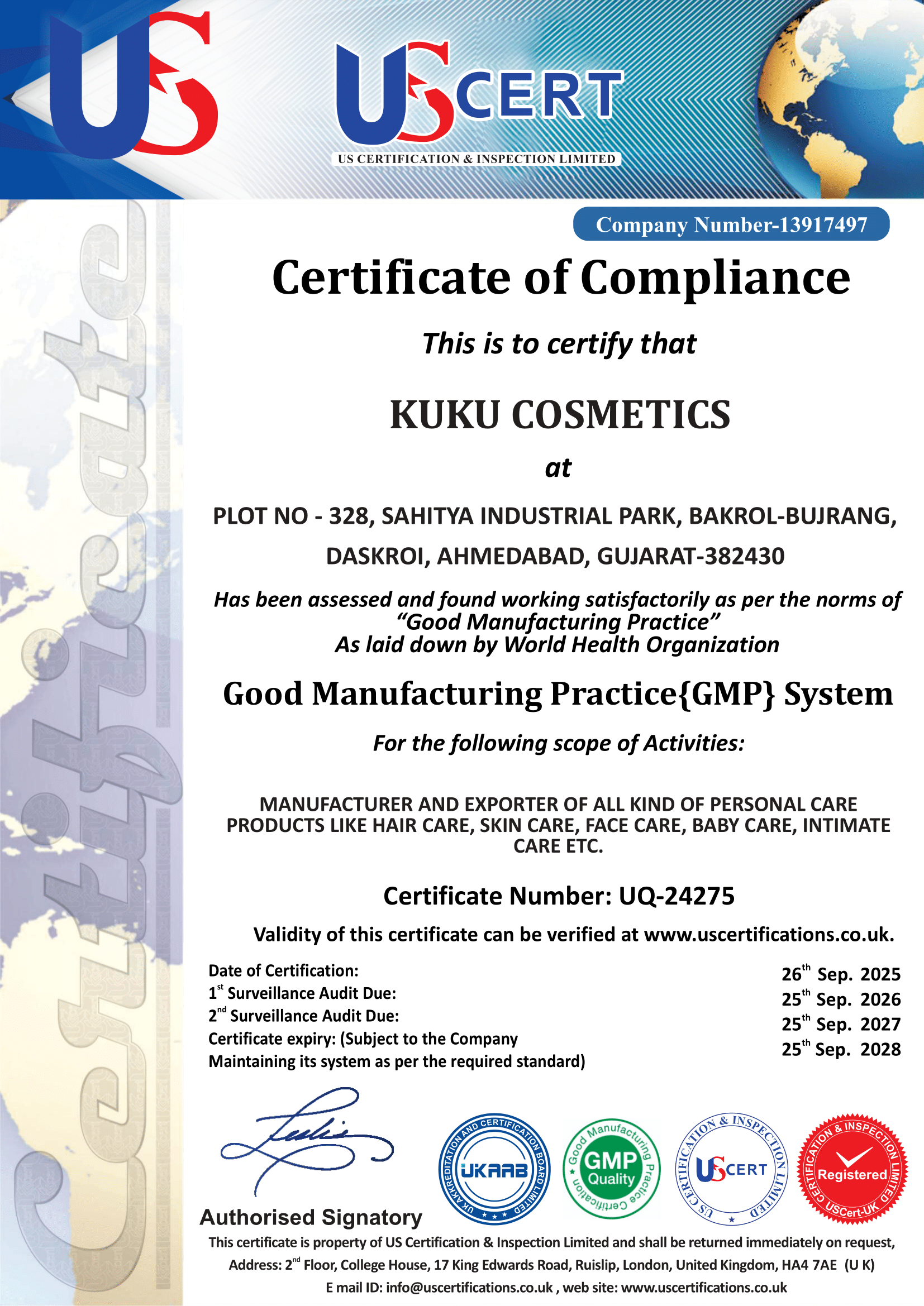 Certificate 3